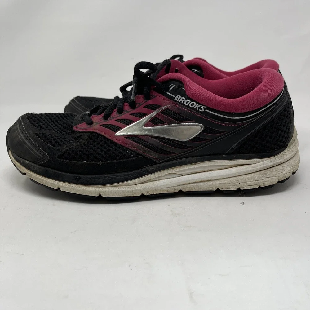 Brooks Womens Addiction 13 1202531B070 Black Running‎ Shoes Sneakers Size 10.5 B